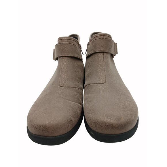 CLARKS CLOUDSTEPPERS Women's SILLIAN2.0 Brown Size 9 W Wide Ankle Strap Bootie - Picture 4 of 16